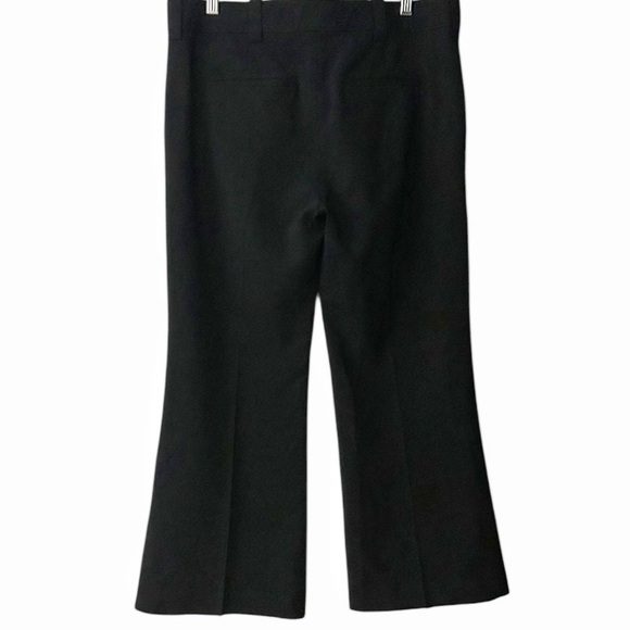 A.L.C. Black Viscose Blend Seamed Cropped Front Seam Pants Size 10 495.00 - Picture 2 of 10